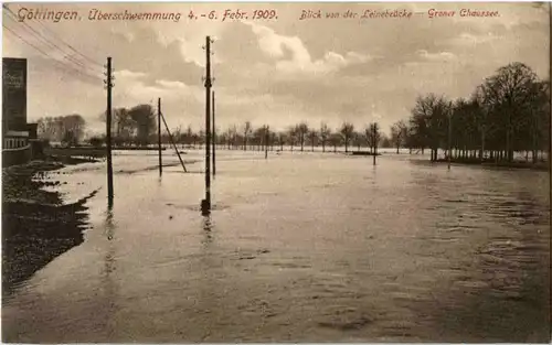 Göttingen - Überschwemmung 1909 -53464
