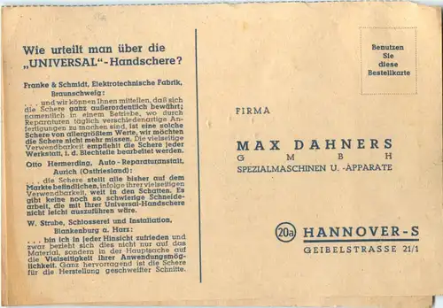 Hannover - Max Dahners GmbH -54948