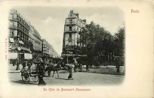 Paris - Un Coin du Boulevard Haussmann -53824