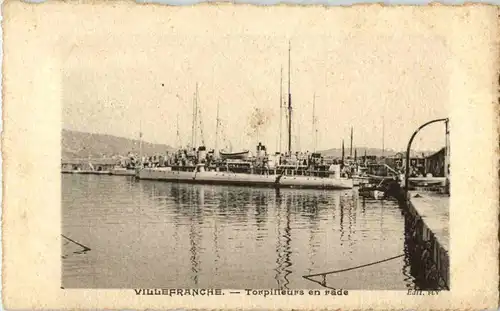 Villefranche - Torpilleurs en rade -54338