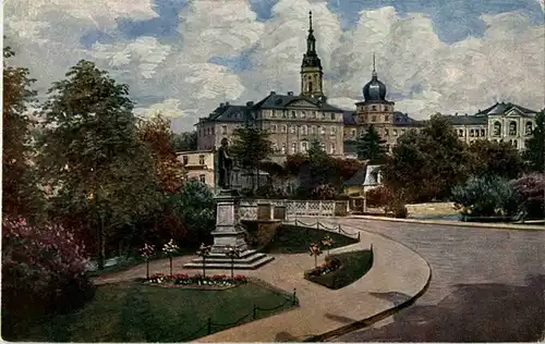 Greiz - an der oberen Brücke -55516