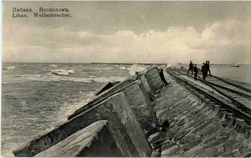 Libau - Wellenbrecher -55696