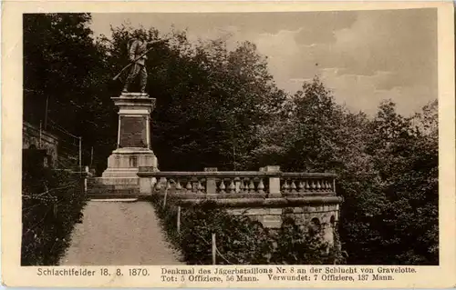 Schlucht von Gravelotte - Denkmal -56180