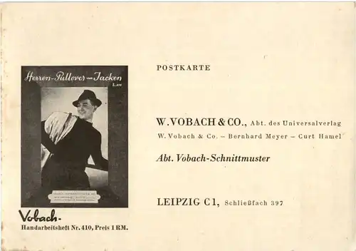 Leipzig - Vobach Handarbeitsbuch -54818