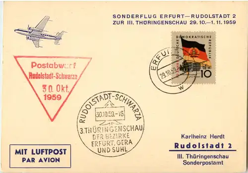 Sonderflug Erfurt Rudolstadt 1959 -54918