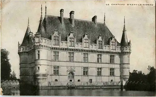 Le chateau D Azav Le Rideau -56526
