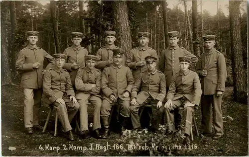 Bitsch - 4. Korp 2. Komp. 1 Regiment 1916 -56340