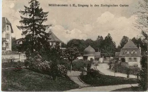 Mülhausen - Eingang in den zoologischen Garten -56360
