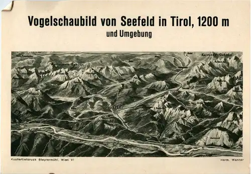 Vogelschaubild von Seefeld in Tirol -55054