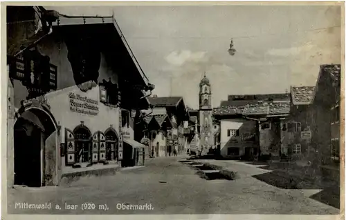 Mittenwald an der Isar - Obermarkt -55082