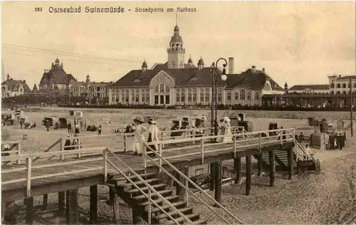 Ostseebad Swinemünde - Strandpartie -55670