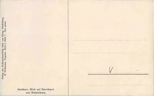 Hochbarr - Künstlerkarte H. Hoffmann -55850