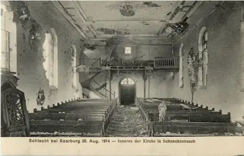 Schlacht bei Saarburg - Inneres der Kirche Schneckenbusch -56456