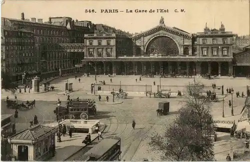 Paris - La Gare de l Est -56548
