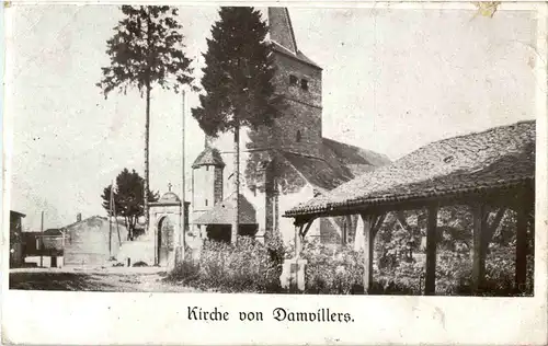Kirche in Damvillers - Feldpost -56846