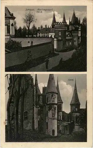 Schloss Roclingcourt 1914 - Feldpost -56774