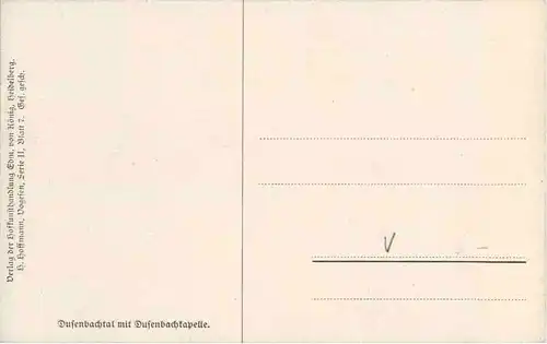 Dusenbachtal - Künstlerkarte H. Hoffmann -55982