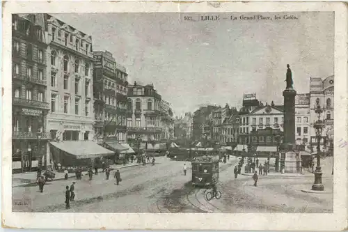 Lille - La Grand Place - Feldpost -56894