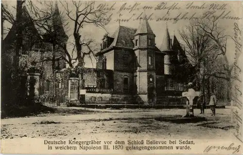 Schloss Bellevue bei Sedan - Deutsche Kriegergräber -57198