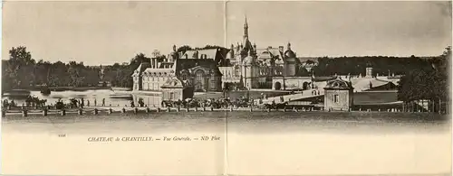 Chateau de Chantilly - Klappkarte -57206