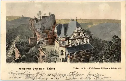 Gruss vom Hochbarrbei Zabern -57354