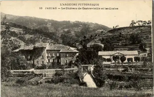 Jaujac - Le chateau -57882