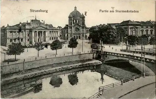 Gruss aus Strassburg - Partie am Sturmeckstaden -56474