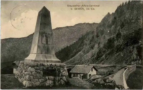 Sewen - Stauweiher Alfeld Denkmal -57268