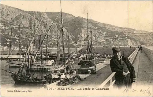 Menton - La Jetee et Garavan -57796