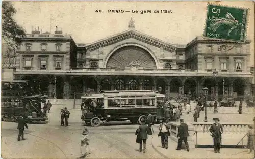 Paris - La gare de l Est -56554