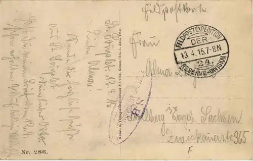 Rethel -Freidhof - Feldpost -56860