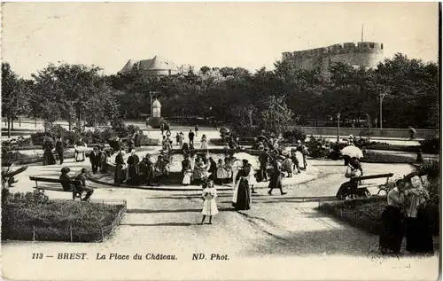 Brest - La Place du Chateau -57528
