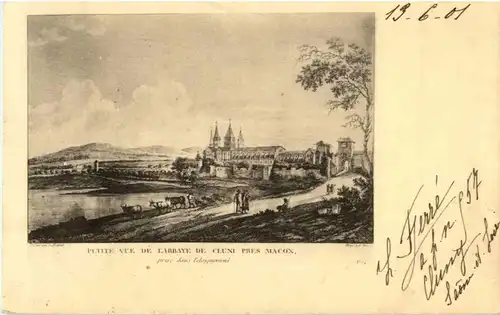 Abbaye de Cluni pres Macon -58096