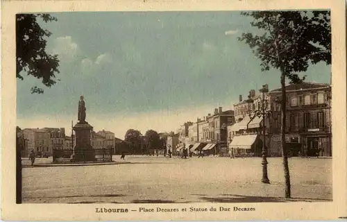 Libourne - Place Decazes -58116