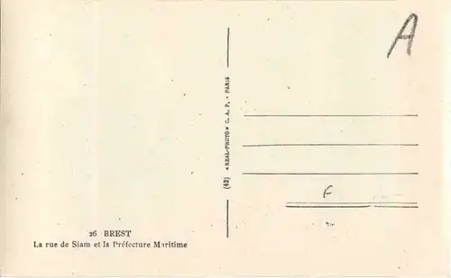 Brest - La rue de Siam -57116