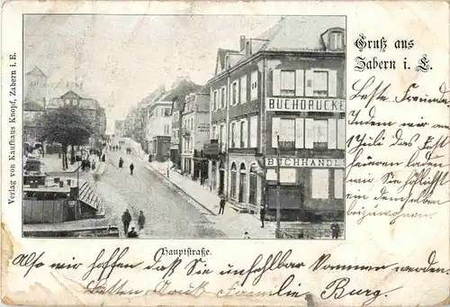 Gruss aus Zabern - Hauptstrasse -58502