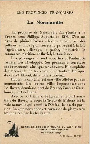 Provinces de France - Normandie -57380