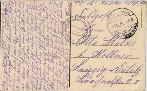 Zur Erinnerung an St. Juvin 1916 - Feldpost -58232