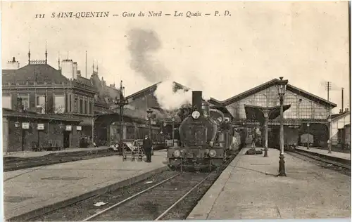 Saint Quentin - Gare du Nord - Chemin de fer -58066