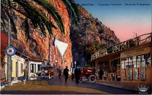 Menton - Frontiere Italienne Zoll -57512