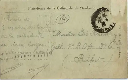 Strasbourg - Plate forme de la Cathedrale -59020