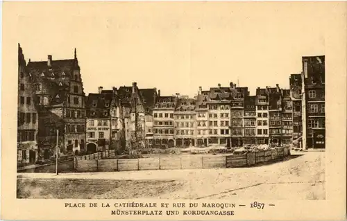 Strasbourg - Münsterplatz 1857 -59040