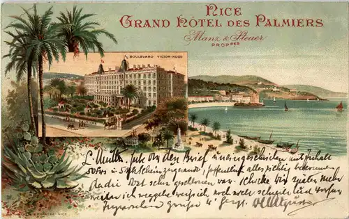 Nice - Grand Hotel des Palmiers - Litho -57362
