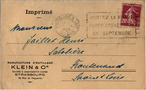 Strassburg - Manufacture Klein -58902