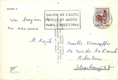 Souvenir de Saales -58790