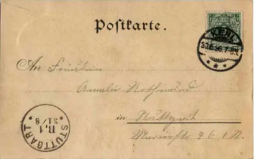 Gruss aus Strasbourg - Litho -58982