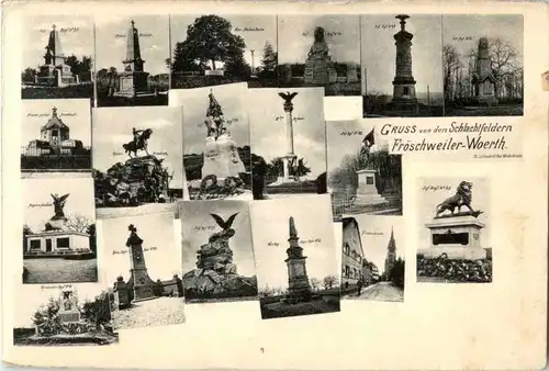 Gruss von den Schlachtfeldern Fröschweiler Wörth -57700