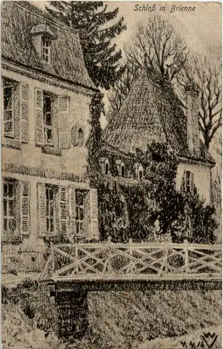 Schloss in Brienne - Feldpost -58254