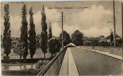 Sarre-Union - Le pont -58744