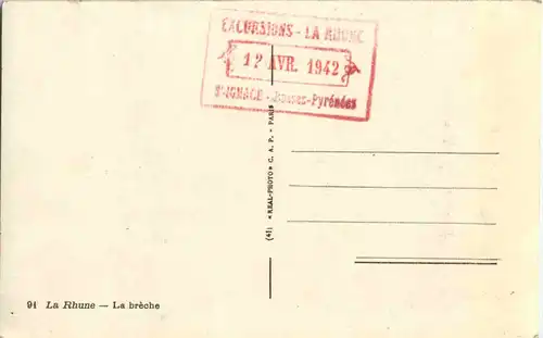 La Thune - La breche - Chemin de Fer -58010